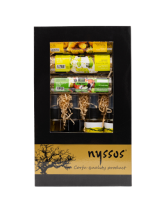 Nyssos Gift Set – Ελαιόλαδο, Βαλσάμικο Ξύδι & Μπαχαρικά 2