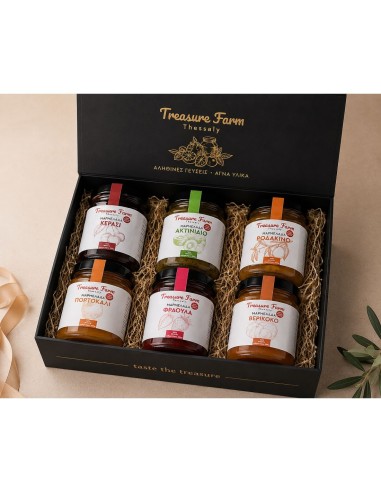 Ένα ξεχωριστό gift box γεμάτο διαφορετικές γεύσεις φρούτων, ιδανικό για πρωινό, brunch και δώρο.