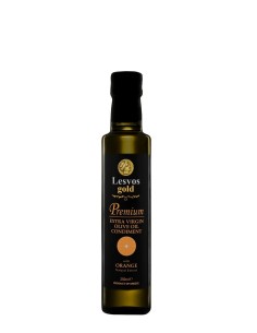 Lesvos gold Premium Extra Virgin Olive oil Condiment Orange 100ml