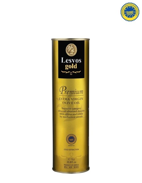 Premium Εξαιρετικό Παρθένο Ελαιόλαδο Π.Γ.Ε. Lesvos Gold 1L