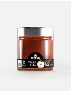 Άλειμμα Μήλο & Μέλι  240g - Σερραία 100% χειροποίητη μαρμελάδα μήλου με μέλι, χωρίς συντηρητικά, χωρίς ζάχαρη